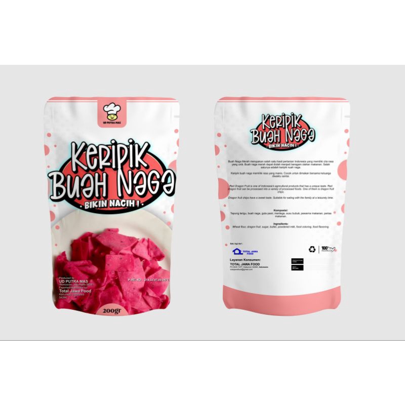 

Keripik Buah Naga Organik