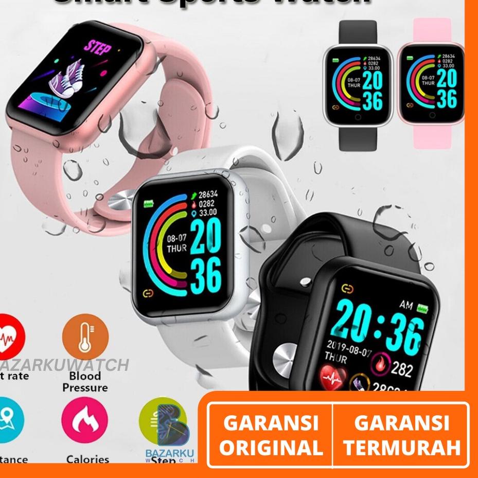 Terlaris Smartwatch Y68 Jam Tangan Pria Smartwatch D20 Jam Tangan Pintar Jam Tangan Smartwatch Sport