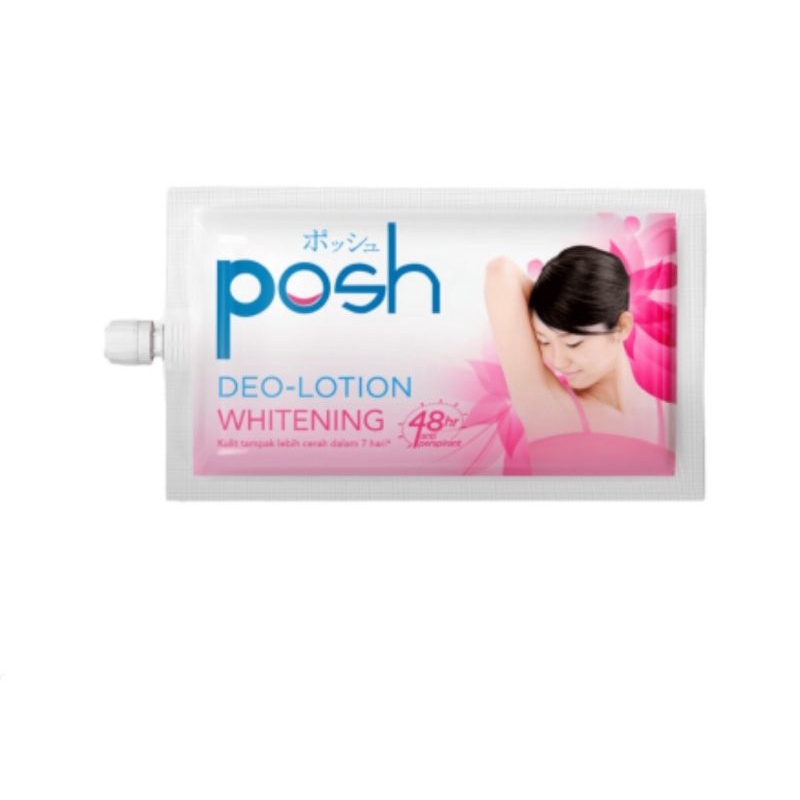 POSH Girl Deodorant Lotion Sachet (1renceng = 12sachet)extra bonus sachat jadi 14 Sachet 1renceng