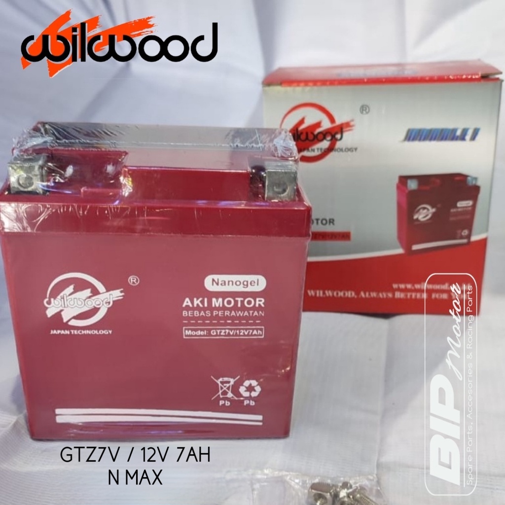 AKI GTZ7V/12V7AH N MAX/AEROX/LEXY WILWOOD KERING NANOGEL