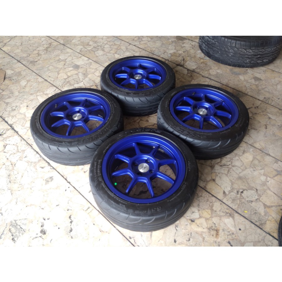 Velg Mobil Racing Ring 16 Baut 4 OZ RACING R16X7 4X100 ET38 BAN 195 50 R16