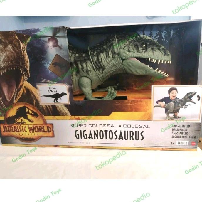 Jurassic World Dominion Giganotosaurus Super Colossal Mattel