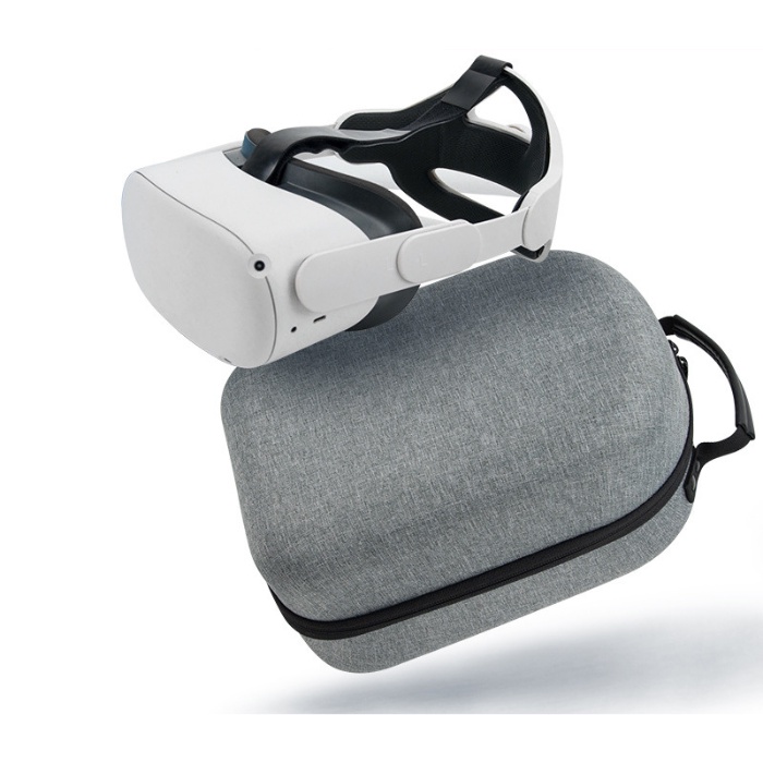 Meta Quest 2 Storage Travel Bag Tas Pelindung Portable Case Pouch For Quest 2 VR Aksesoris Black