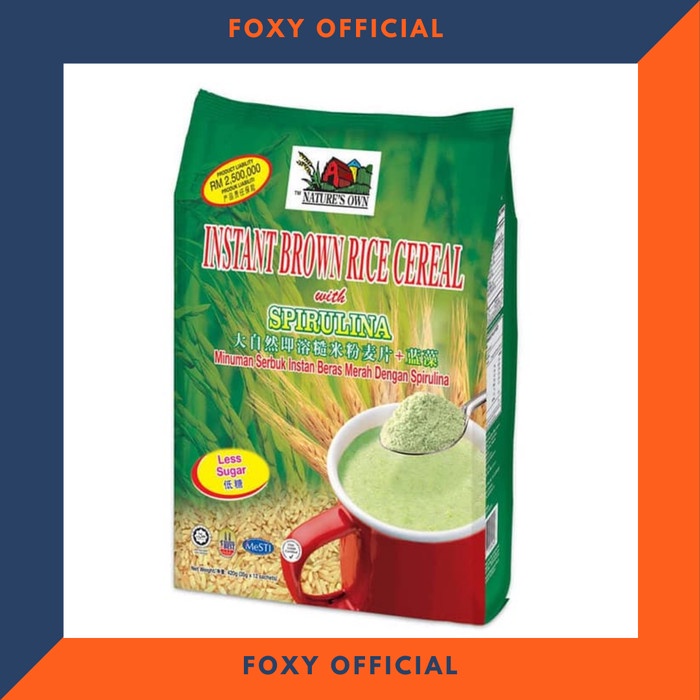 

Sereal Sereal Spirulina Instant With Brown Rice Nature Own - Spirunila Cereal