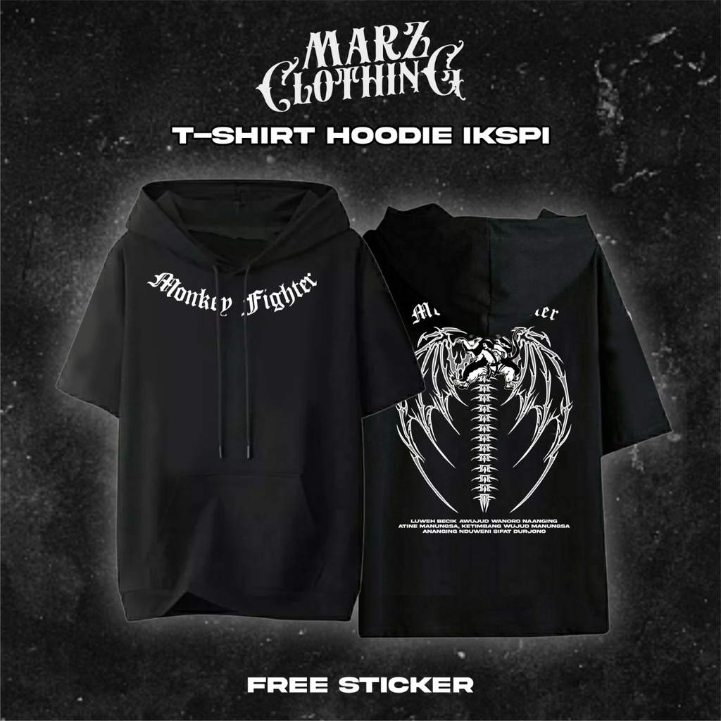 TS HOODIE MONKEY FIGHTER DISTRO