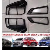 Garnis Belakang Hitam Doff mobil CALYA SIGRA tahun 2016/2017/2018/2019/2020/2021/2022