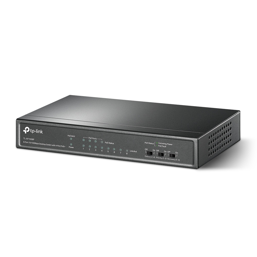 Switch Hub TP-Link TL-SF1008P 8-Port 10/100Mbps with 4-Port PoE+