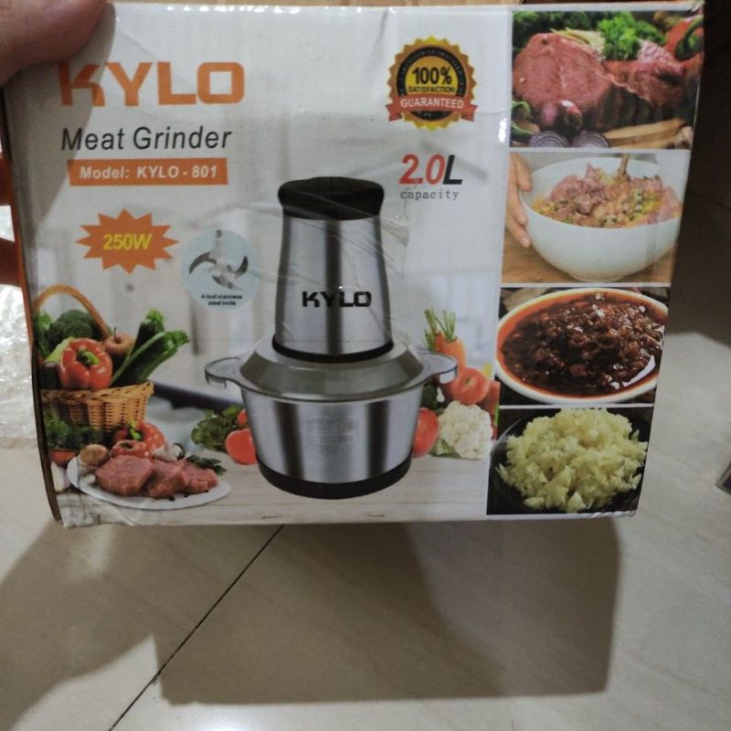Kylo Chopper blender daging stainless steel meat grinder 2 L