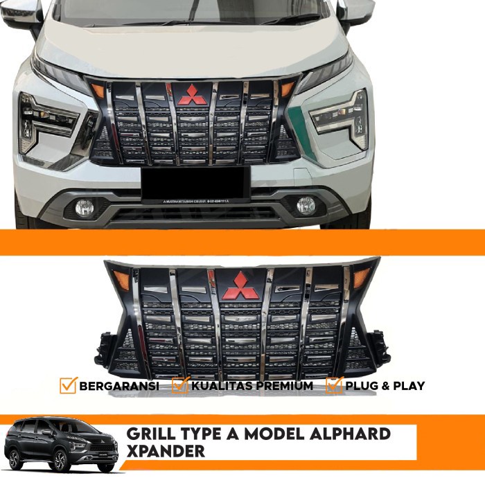 Grill Mobil Xpander Model Alphard 2022 Type A Mewah