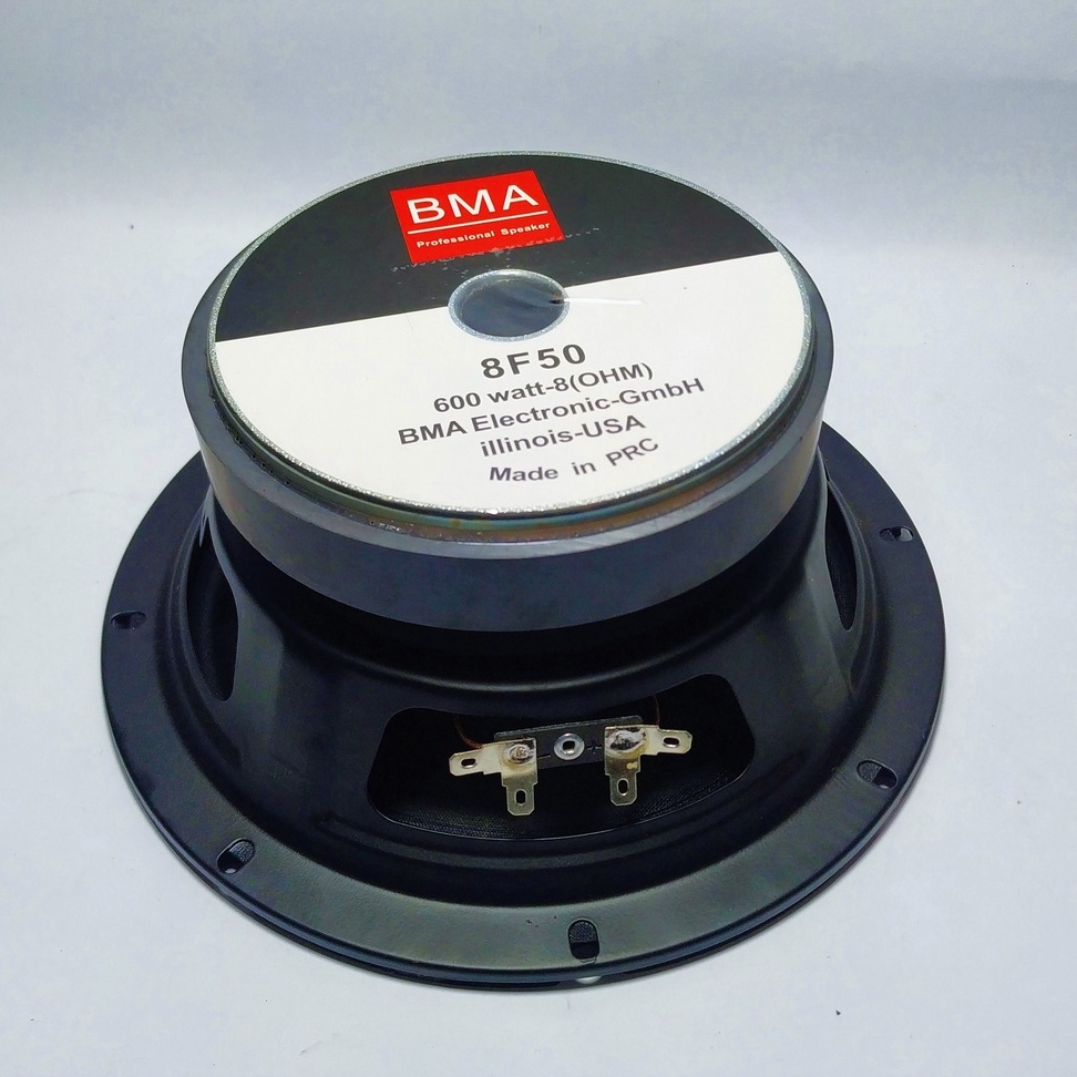 speaker bma 8f50 8 inch spec balap