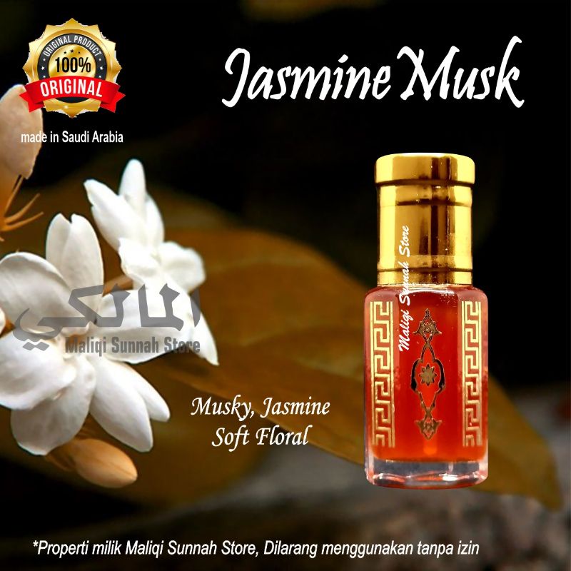 Parfum Arab Jasmine Musk 6ml Original Saudi