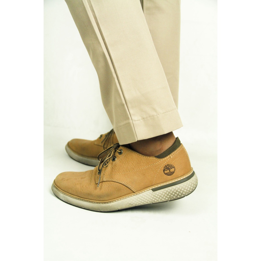 Celana Chino Panjang Pria COLE Soft Khaki Slimfit Bahan Non Stretch - Khaky (Q)  | Bahan 100% Katun | 100% Original Brand