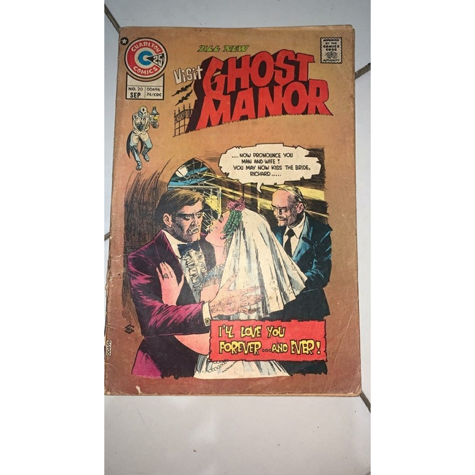 

komik langka visit ghost manor by charlton comics 1974