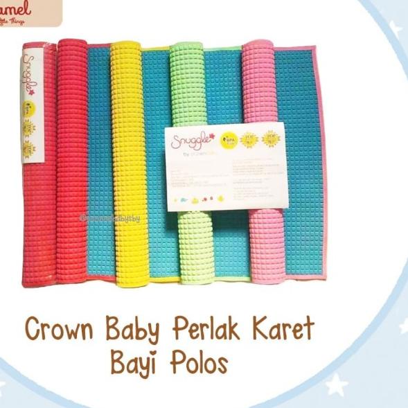 CROWN SNUGGLE PERLAK POLOS KARET BAYI - Merah