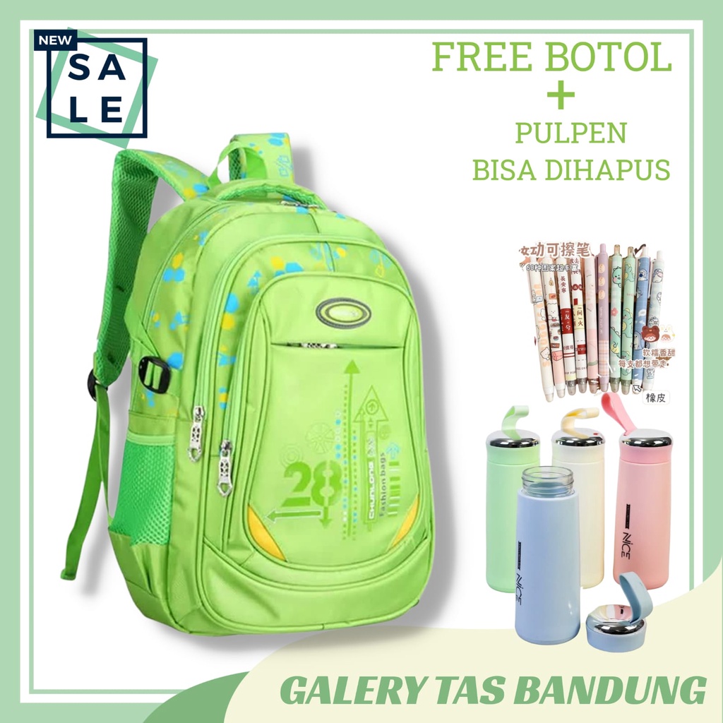 GTB - Tas Ransel Anak Perempuan Dan Anak Laki-laki Sd, Smp, Sma Premium Quality