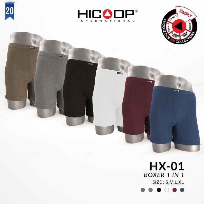 Hicoop Boxer HX-01/ Celana Dalam Boxer Hicoop HX-01