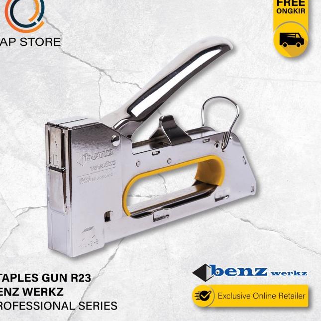 

Staples Tembak R23 BENZ / Stapler Tacker Gun by BENZ WERKZ