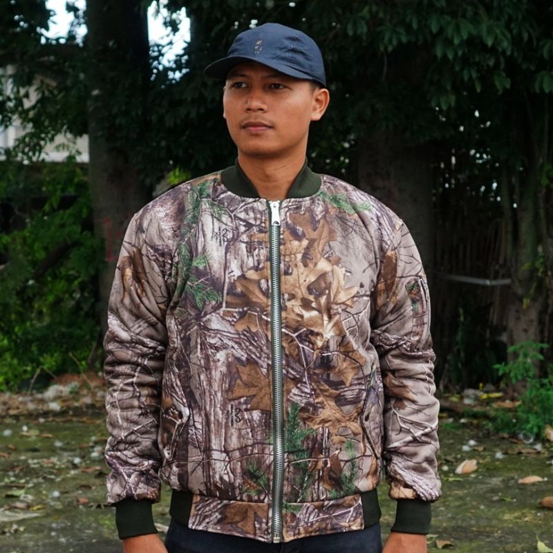 Jaket Bomber Realtree Xtra Camo