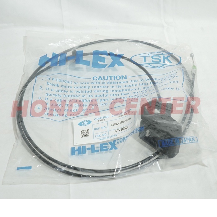 kabel cable sling tali tarikan kap cap mesin honda civic genio estilo 1992 1993 1994 1995