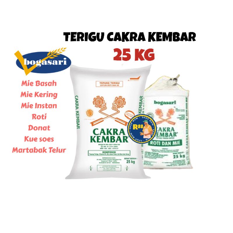 

BOGASARI TERIGU CAKRA KEMBAR "SAK" - ORI 100% lebih murah [ INSTAN ONLY ]