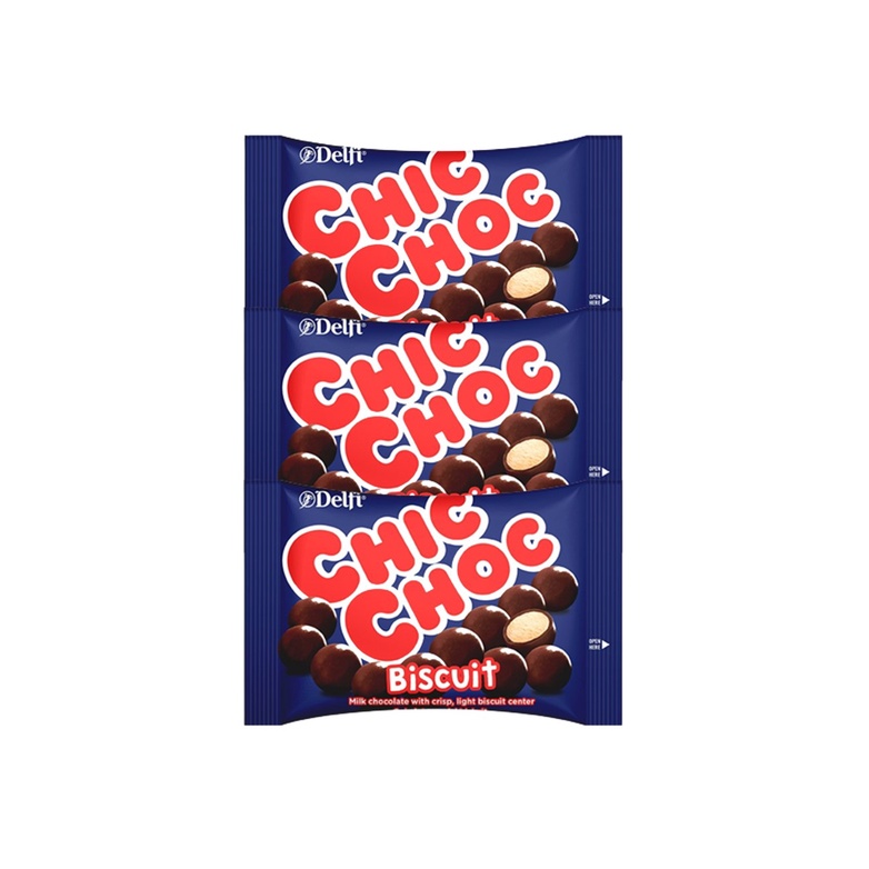 

Delfi Chic Choc Biscuit 3 x 40 gr