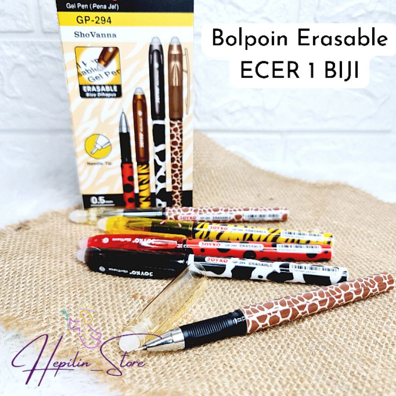 

JOYKO Bolpoin Bisa di Hapus ANIMALS GP-294 ECER 1 BIJI / PULPEN ERASABLE JOYKO Shovanna / BOLPEN HAPUS JOYKO / Gel Pen