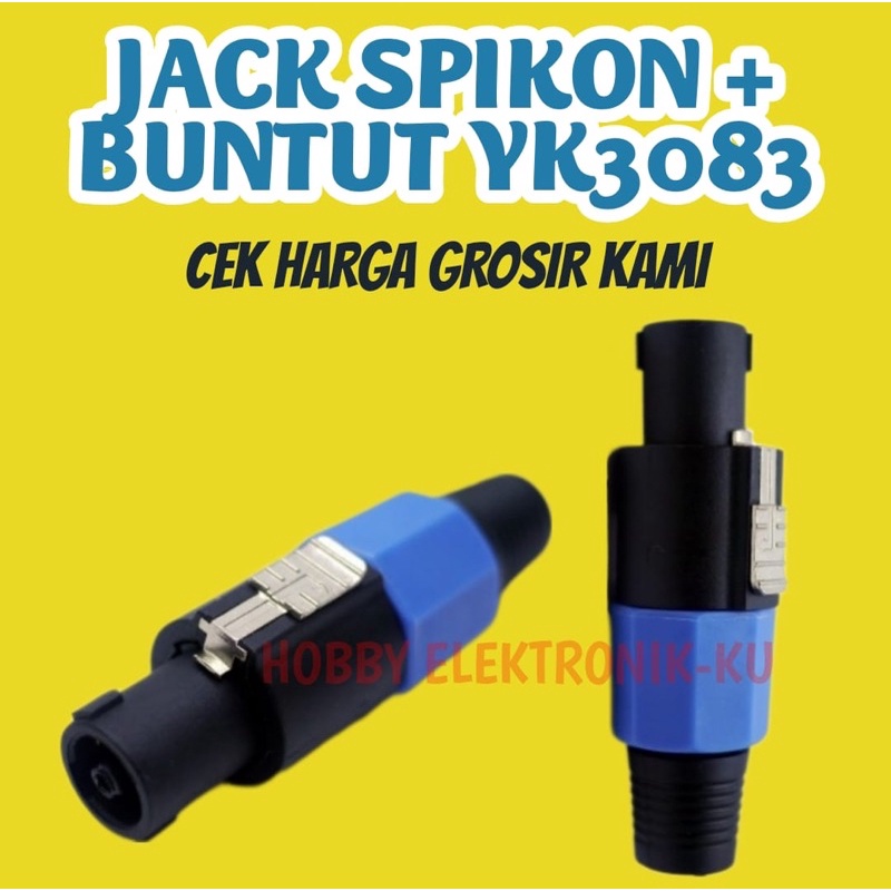 JACK SPIKON MODEL BUNTUT 4P 3083 HITAM BIRU