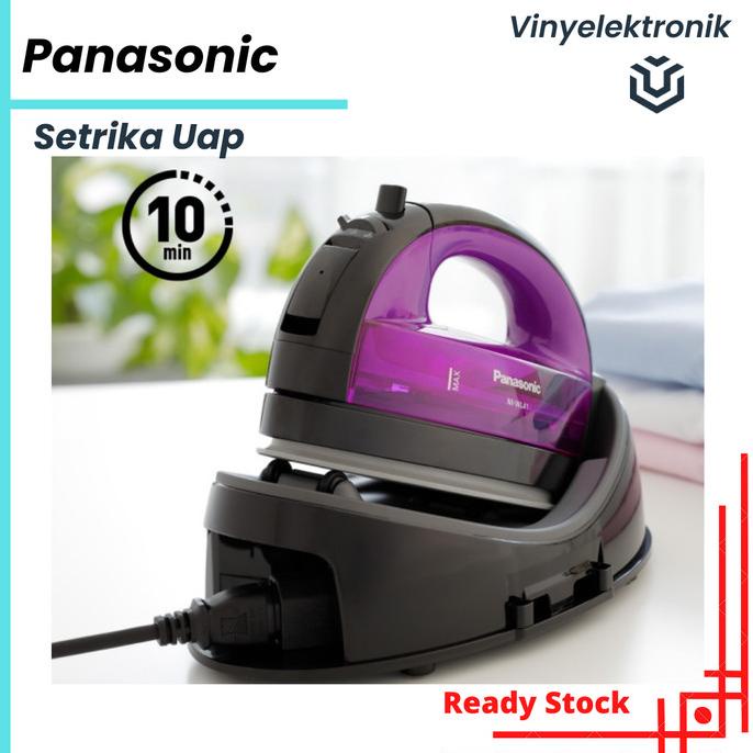 PANASONIC SETRIKA UAP TANPA KABEL CORDLESS IRON NI-WL41 RESMI WL-41 ET69746TR