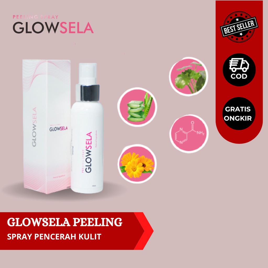 Glowsela pemutih ketiak selangkangan kulit belang perontok daki 100ml ORIGINAL BPOM