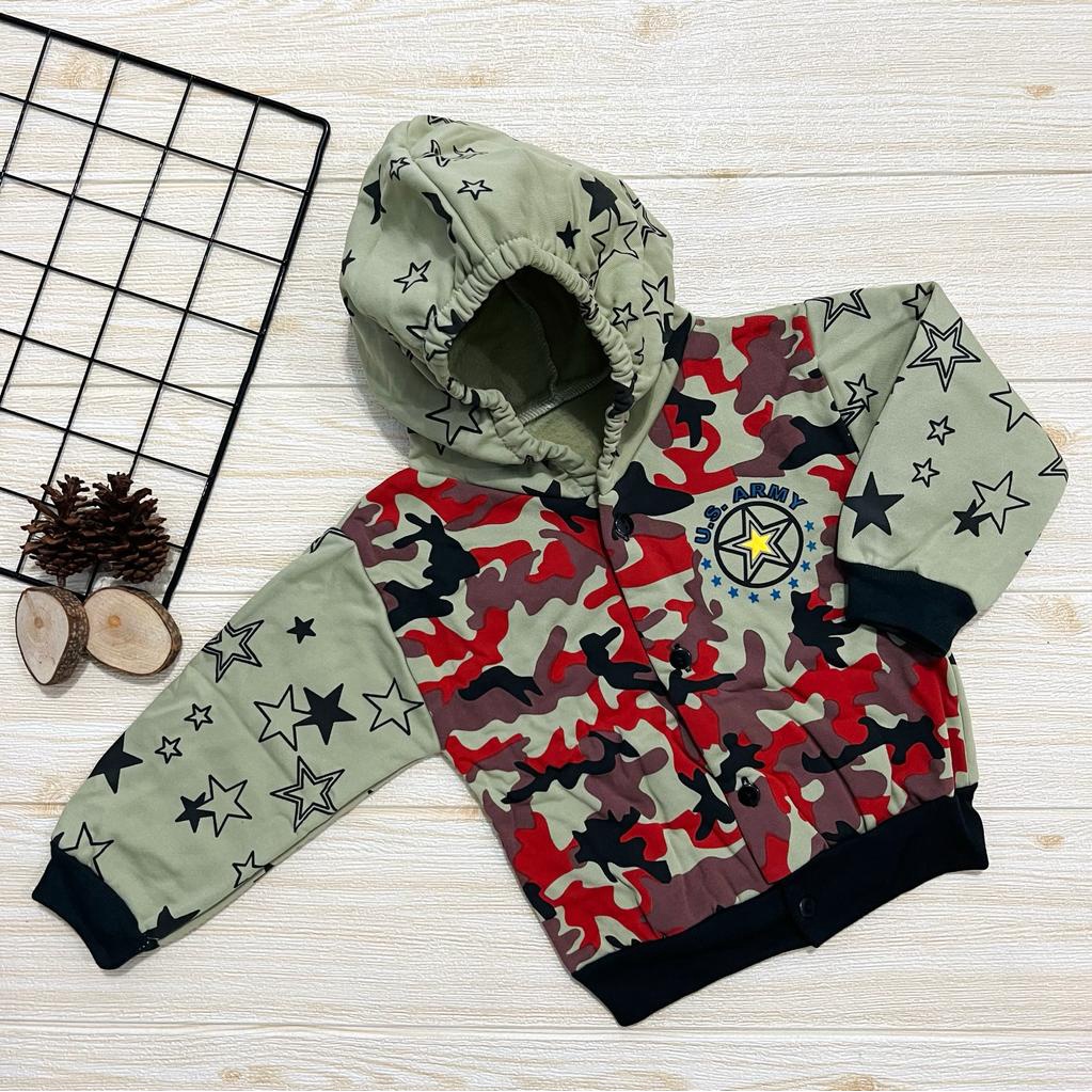 COD Bayar Di Tempat Jaket bayi laki-laki motif army bahan bagus pakaian anak cowo