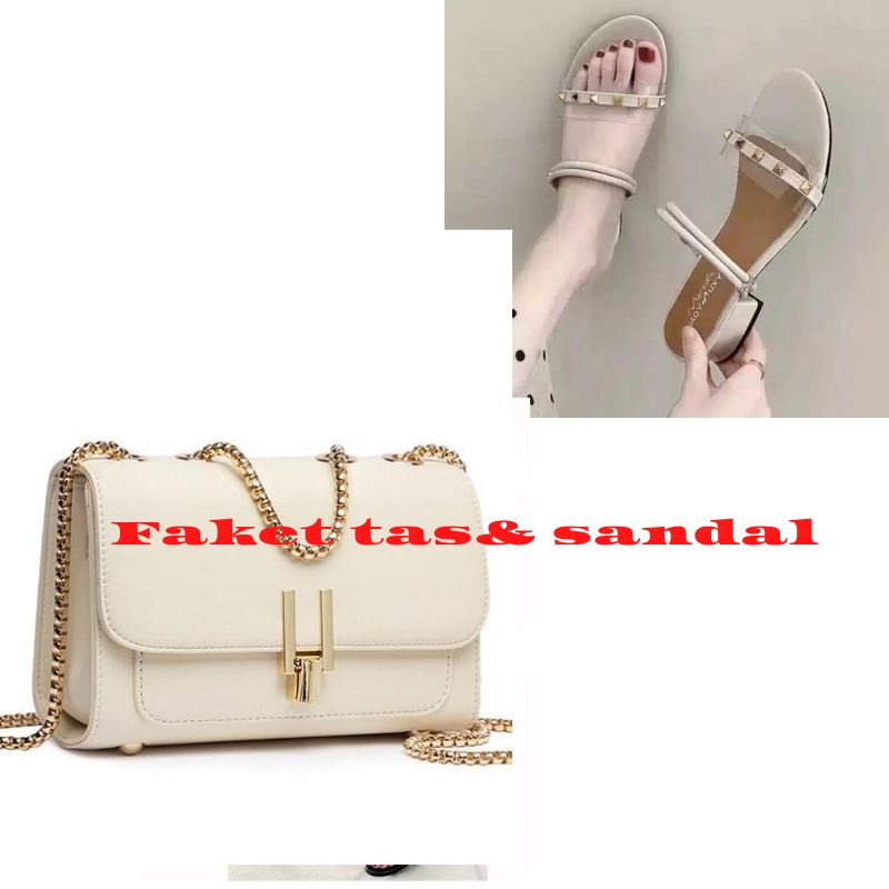 paket TAS dan sandal kekinian