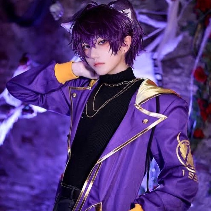 Shoto Shxtou Vtuber Jacket Cosplay Anime Cosplayer Jaket Pria Wanita Unisex Games