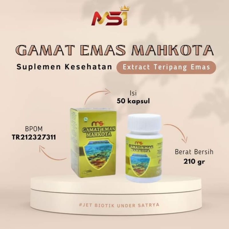 GAMAT EMAS MAHKOTA ORIGINAL 100%