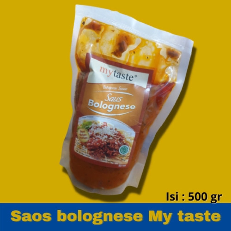 

MY Taste sauce bolognese 500 gr