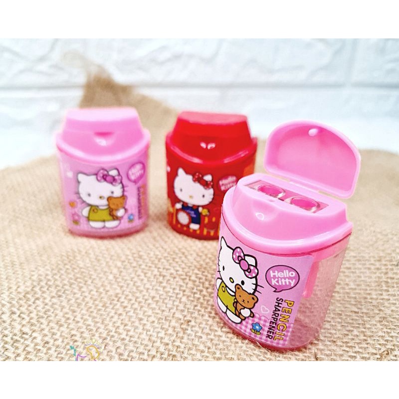 

Rautan 2 Lubang HELLO KITTY 7046 / Serutan Pensil Karakter Fancy Lucu