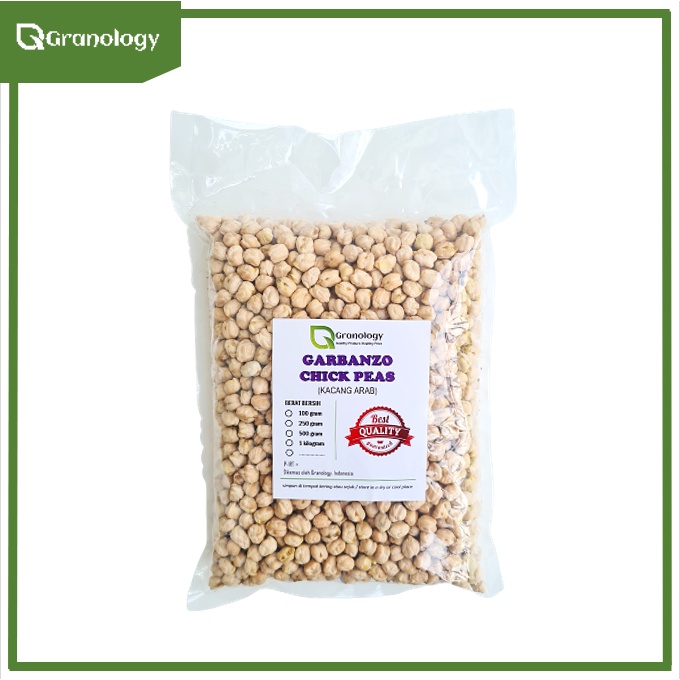 

(RAW) Kacang Arab Mentah / Garbanzo / Raw Chick Peas (1 kilogram) by Granology