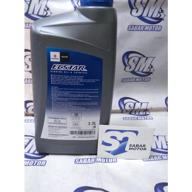 OLI SGO ECSTAR R7000 10W-40 API SL 1.3L / Oli Suzuki GSX 1300ml
