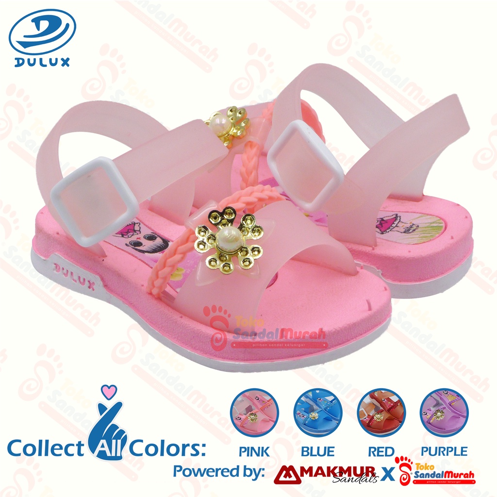 Toko Sendal Murah - Sandal Slop Anak Tali Belakang Motif Lol / Sandal Anak Balita Perempuan / Sandal Anak Perempuan / Sandal Anak Perempuan Cantik Uk 20 - 25 [Toko Sandal Murah LDS 13 CQ 062]