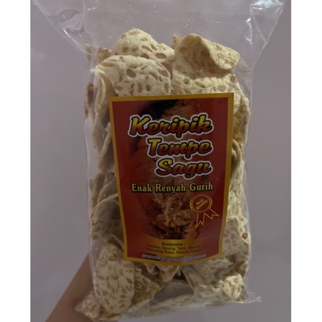 

Kripik Tempe Sagu Gurih