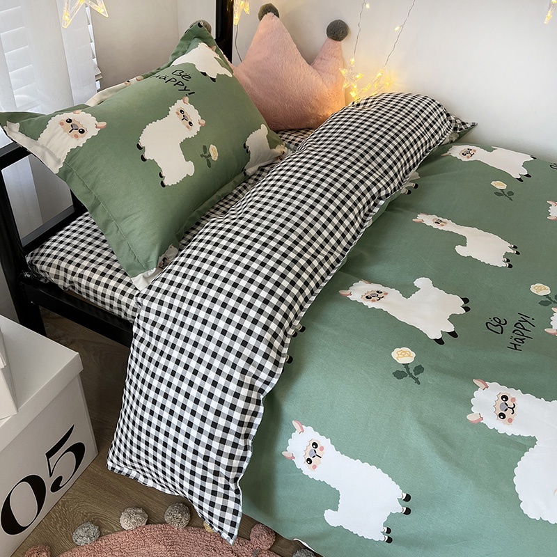 Selimut Bedcover Tanpa Busa Seprei Polyester Premium Sarung Bedcover Motif Premium Quality Ukuran 120x200CM Worldhome66