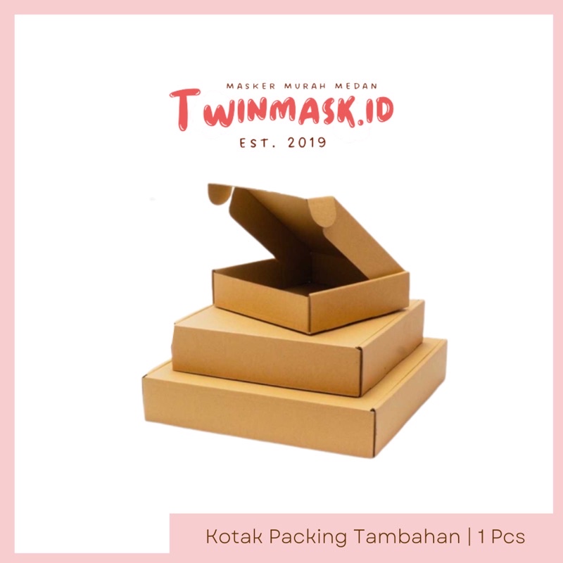 

TWINMASK.ID - Kotak Packing Tambahan 1 Pcs
