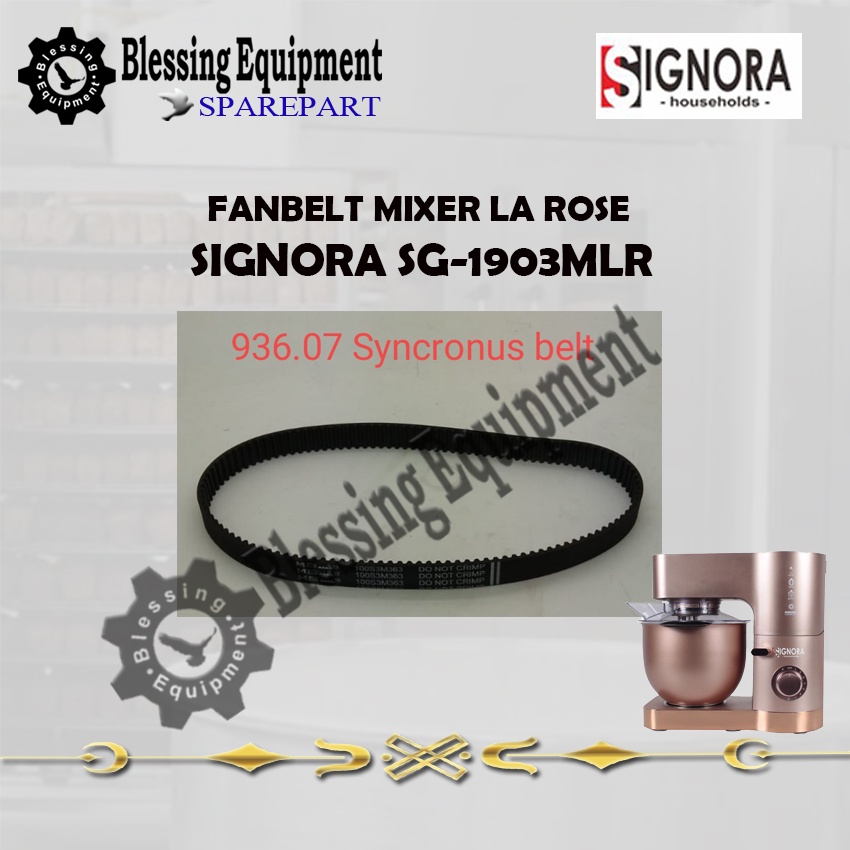 Fanbelt Mixer La Rose SIGNORA SG-1903MLR