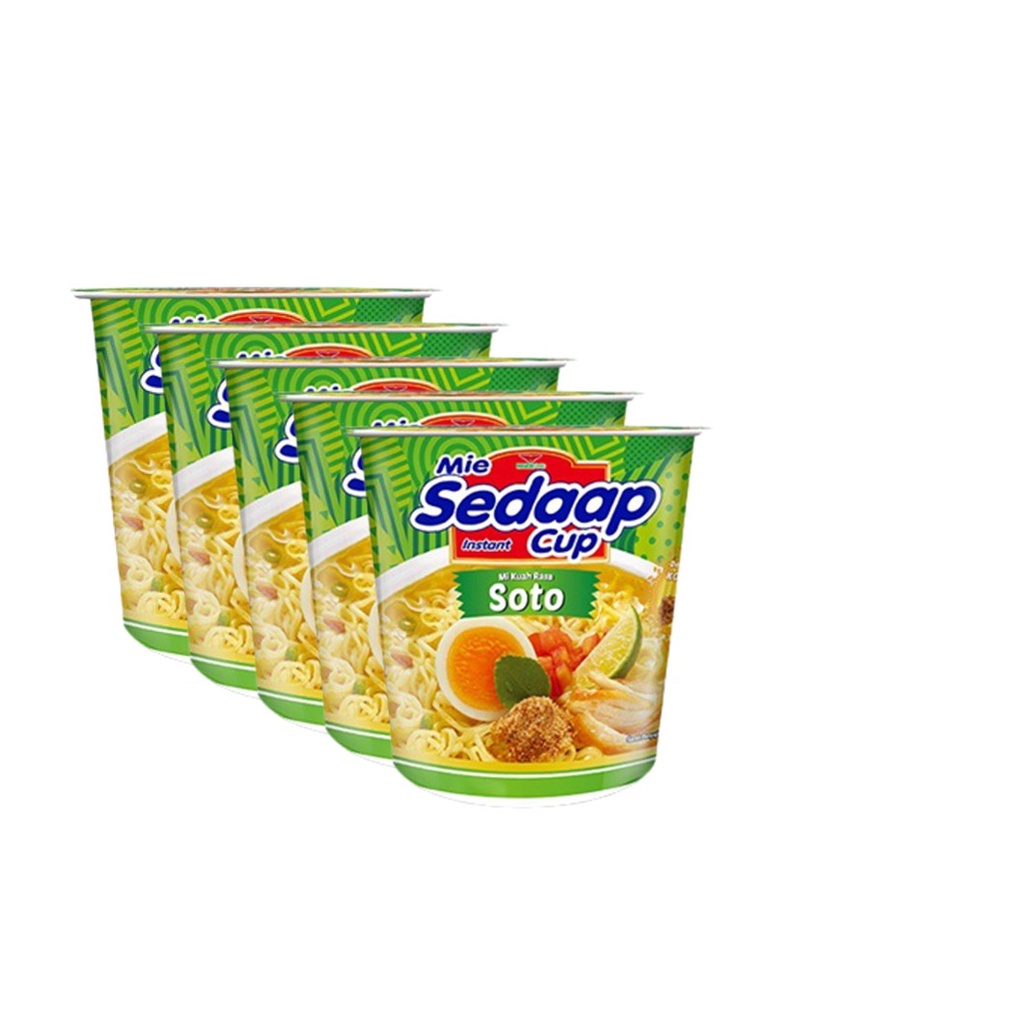 

SEDAAP Mie Instan Cup Soto 5 x 81 gr