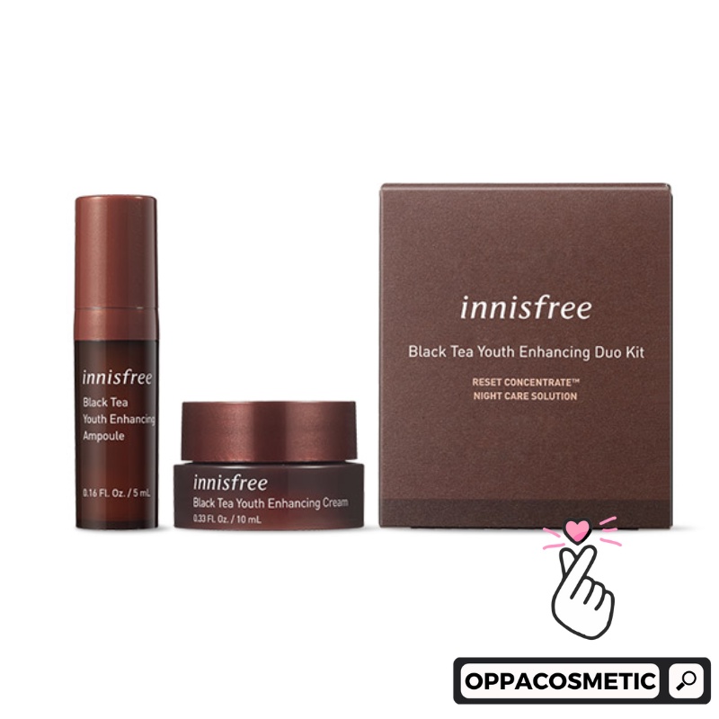 Innisfree Black Tea Youth Enhancing Trio Kit