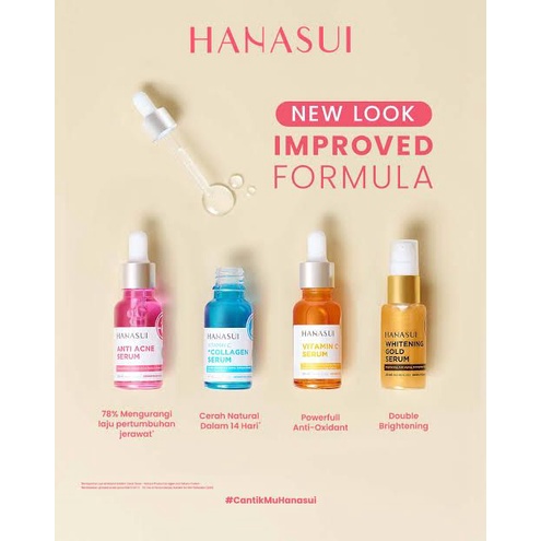 HANASUI Face Power Serum All Series - Whitening Gold Brightening Acne Peeling Men