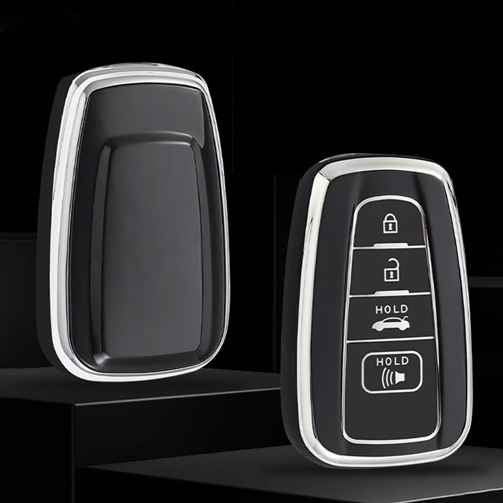 Casing Kunci Remote Mobil Bahan TPU Untuk Toyota Prius Camry Corolla CHR C-HR RAV4 Land Cruiser Prado