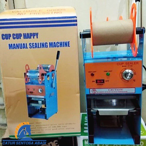 Vipoo V-D8 Cup Sealer Manual - Alat Pres Plastik