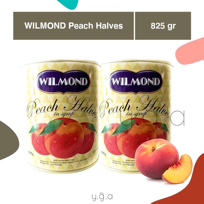 

Wilmond Peach Halves 825g / Peach Kaleng