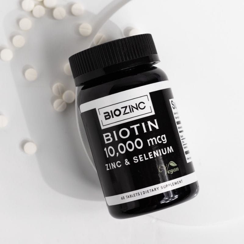 BIOZIN BIOTIN 10.000mg selenium Obat Penumbuh Rambut Alami