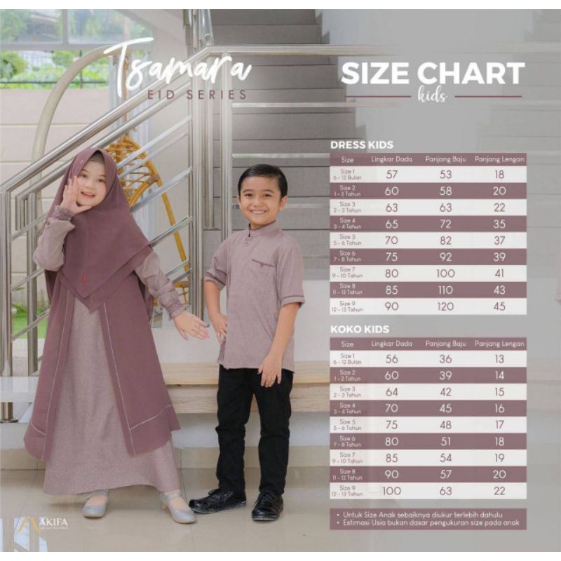 Sarimbit Tsamara By Akifa Madina Cotton S-2Xl Pasti Ori